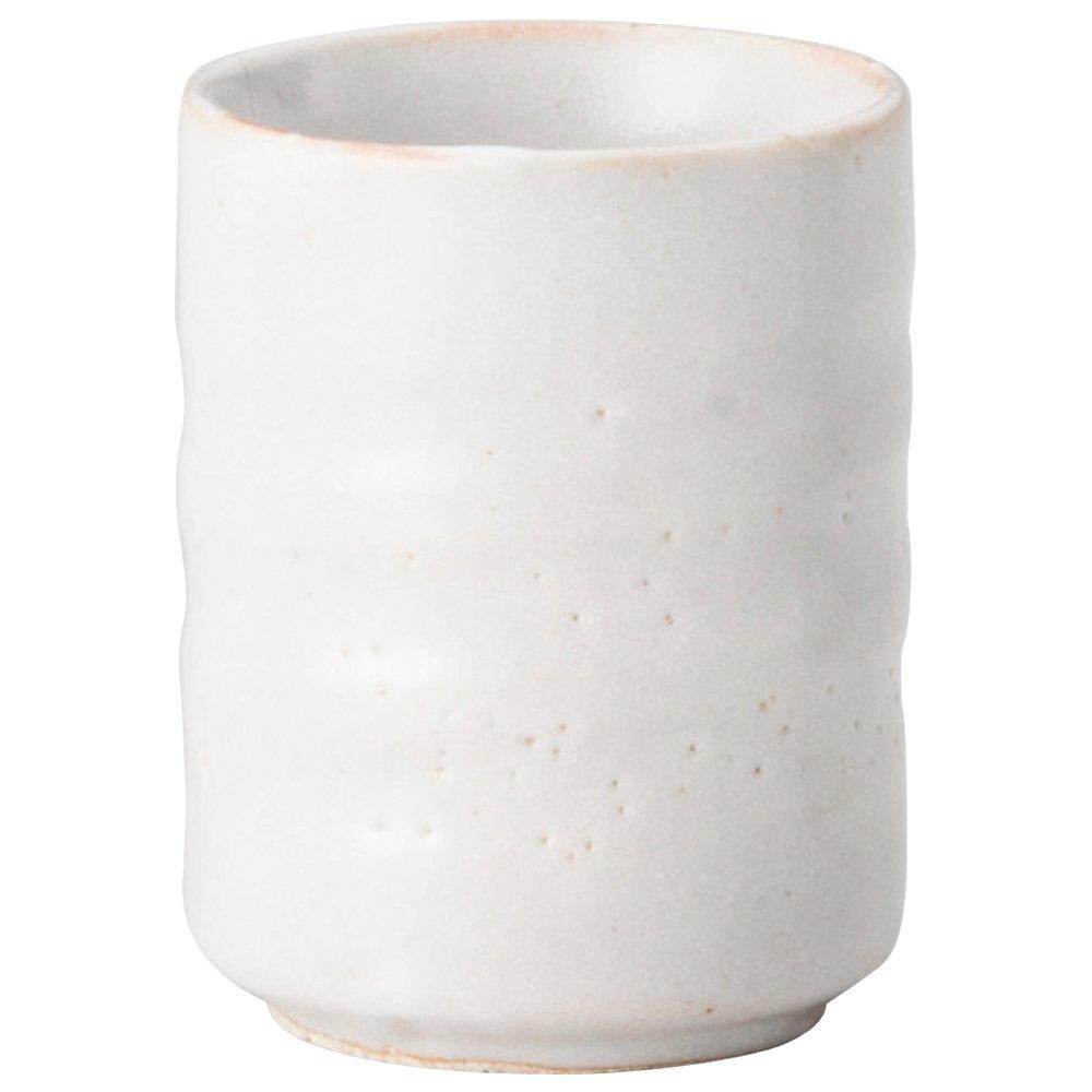 Yamashita Crafts x White Shino 15023190 Teacup, White, 6 7.7cm (120cc), Teacup,