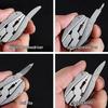 Multifunction Folding Pliers Camping Screwdriver Portable Kit Mini Turtle Back Keychain Tool Multi-Tool Pliers Outdoor Product