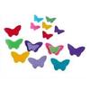 Adhesive Felt Shapes - Unspecified - Butterfly - Set of 150 - Mixed - Assorted