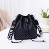 Retro One-shoulder Crossbody Bucket Bag, a New Pumping Belt Casual Women's Bag.
