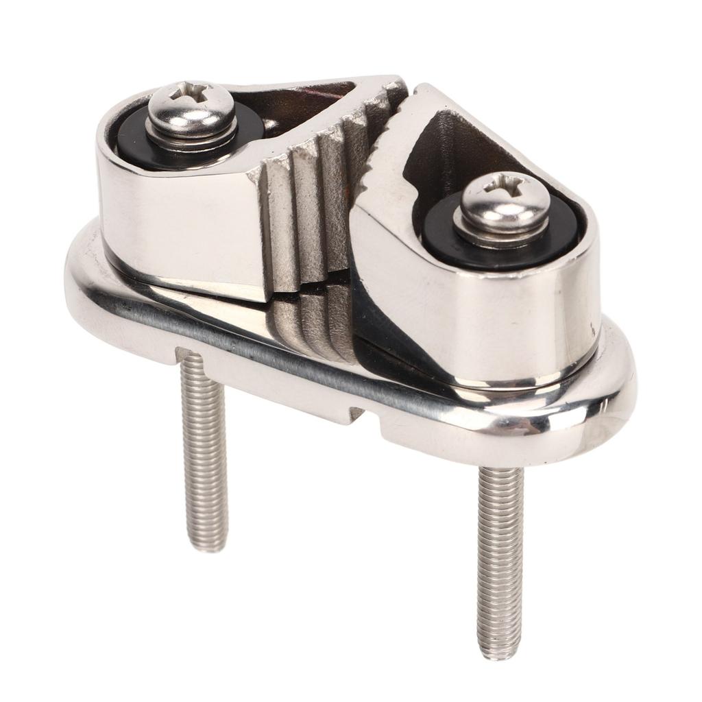 Edelstahl Klemmnocke Silber Leichtgewicht Glatte Oberfläche Poliert Marine Sperrholz Zubehör