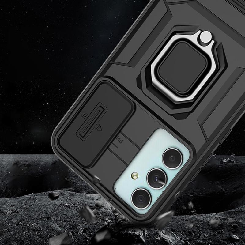 Schiebe-Kameraobjektiv-Hülle für Samsung Galaxy A13 A14 A15 A24 A25 A26 A34 A35 A36 A54 A55 A56 5G 4G Armor Stoßfest Coque
