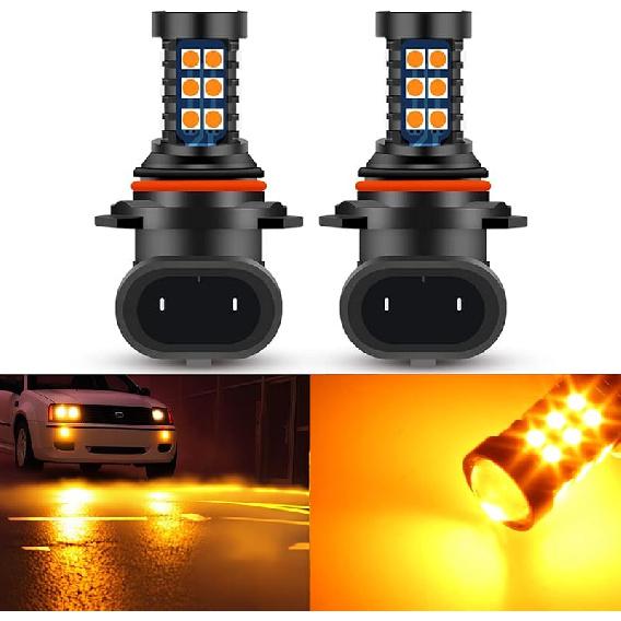9005 9006 HB3 HB4 LED Bulbs 10000K Deep Blue H10 Xtreme Super Bright Fog Light or Daytime Running Driving Lights (DRL Lamps) High Power