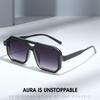 Candy Color Sunglasses Unisex Double Beam Sun Glasses Anti-UV Spectacles Personality Square Eyeglasses Simplity Goggles