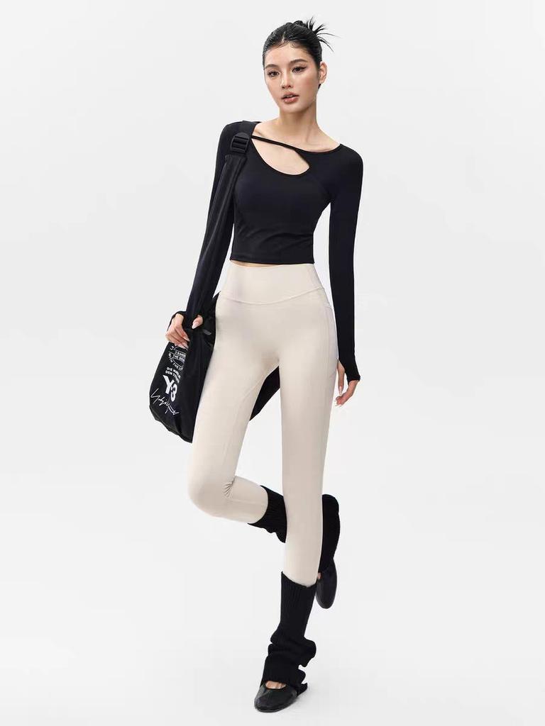 High-Elastic Seamless Yoga Pants for Women - No-Line Design for Running, Fitness, Pilates, and More