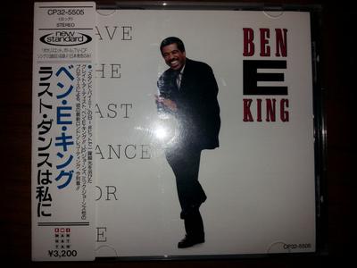 CD BEN E. KING - Save The Last Dance For Me CP325505 EMI-Manhattan R 1987 Japan Soul/Funk Used