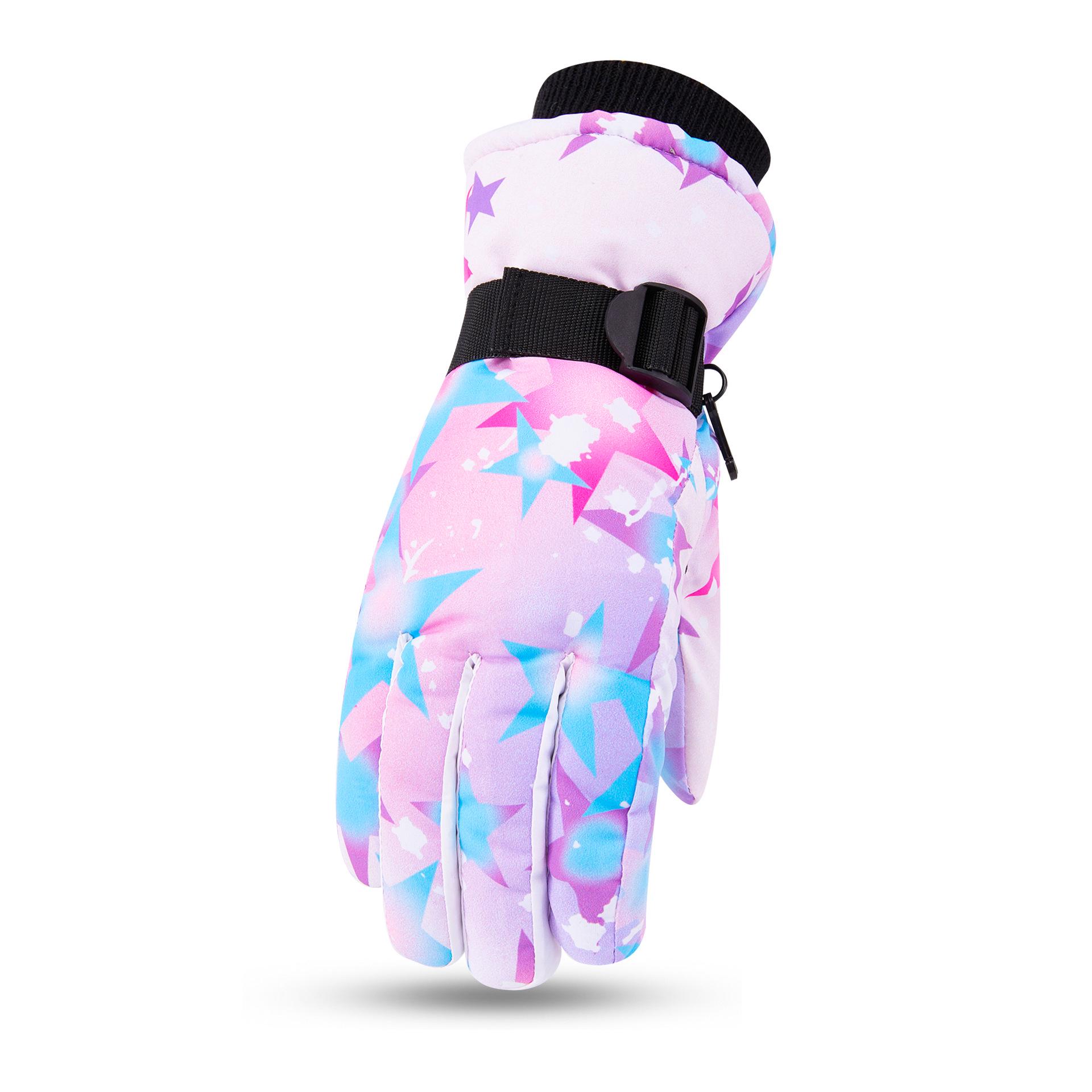 

Детские нескользящие горнолыжные перчатки из утолщенного бархата: Теплые, износостойкие перчатки для игр на снегу на открытом воздухе для мальчиков и девочек M (Adult Women)