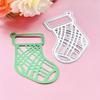 Weihnachtsstrumpf Metall Stanzformen DIY Basteln Kohlenstoffstahl Prägevorlage Schablone Scrapbooking für Karte Stanzformen