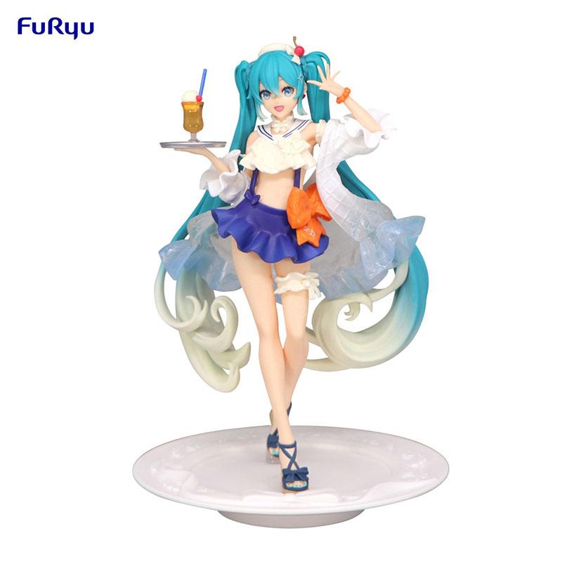In Stock FuRyu SEGA TAiTO Hatsune Miku PVC Series Hatsune Miku Doll 14-18CM Anime Action Figures Scale Ratio Model Collection Toys Playsets