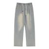 ZunZhe Men's Lightweight Retro Straight-Leg Jeans