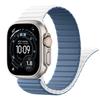 Magnetic Silicone Sport Watch Band for Apple Watch All Series 38/40/41/42/44/45/46/49mm Waterproof Breathable Replacement Wrist Strap