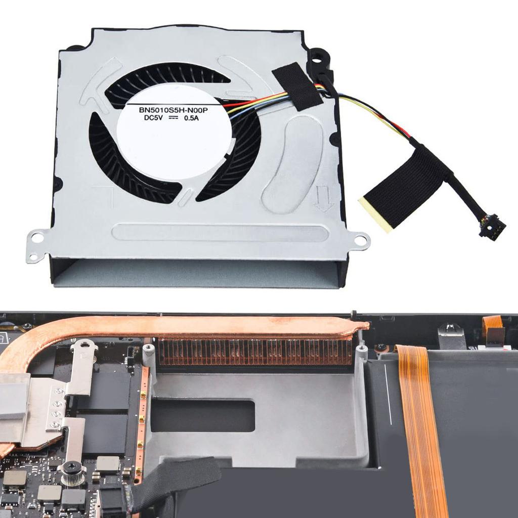 Game Console CPU Cooling Fan Quiet Replacement CPU Fan for Steam Deck 2021 2022 64GB 256GB 512GB NVMe