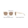 Dior 30 Montaigne S10F Series Logo Hinge Hollow CD Logo Irregular Shape Sunglasses Women Sunglasses Off-White 30MS10FXR-95M0