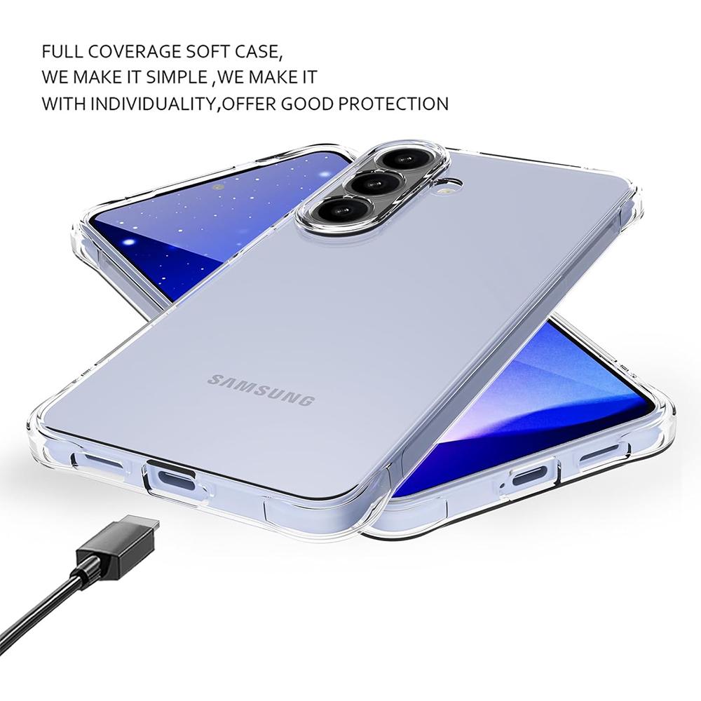 Clear Case for Samsung Galaxy S26 Edge S25 Ultra S24 Plus S23 Fe S22 S21 S20 A57 A37 A17 A07 A56 A16 A06 A26 A36 5G A55 A35 A25 A15 A05 Phone Cover