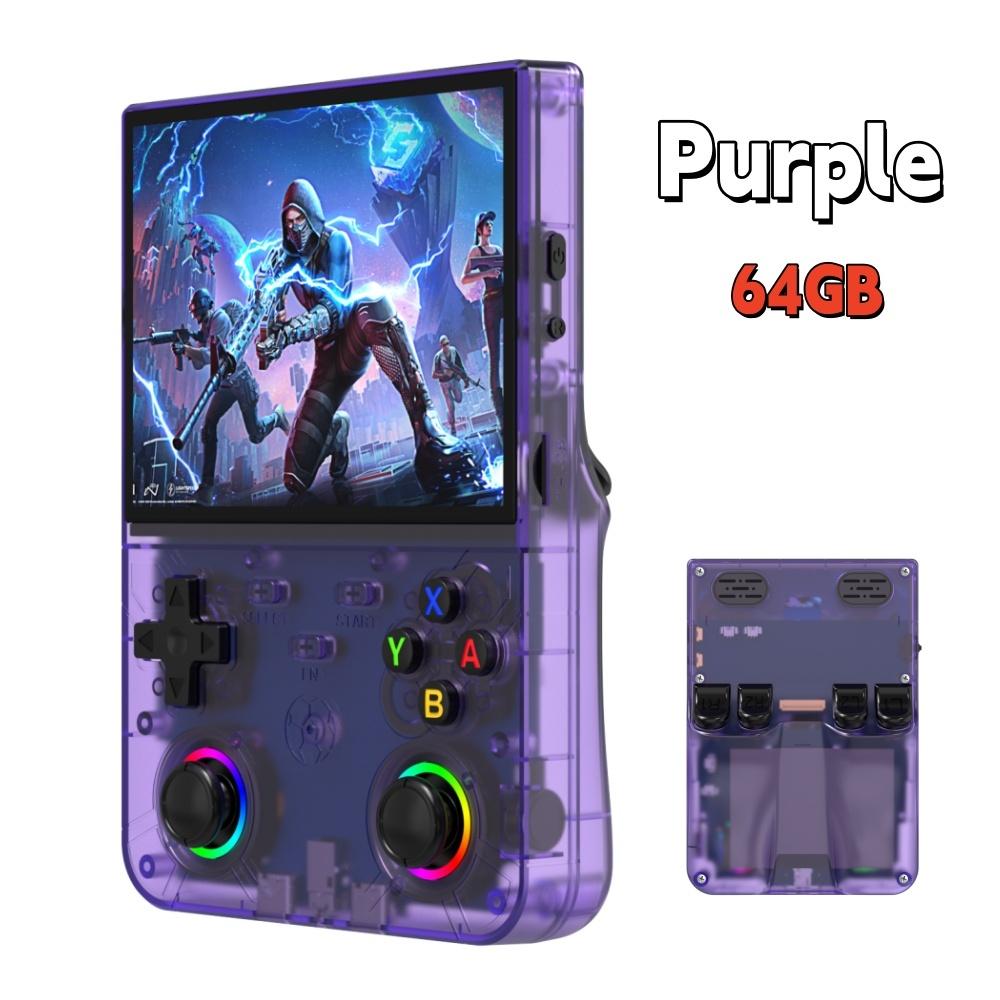 New R36 Ultra X Handheld Retro Video Game Console IPS Screen 128GB Preloaded Games Portable Pocket Player with Linux System