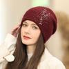 Warm Hat Women's Knitted Wool Hat Ear Protection Warm Winter Windproof Fashion Pullover Hat