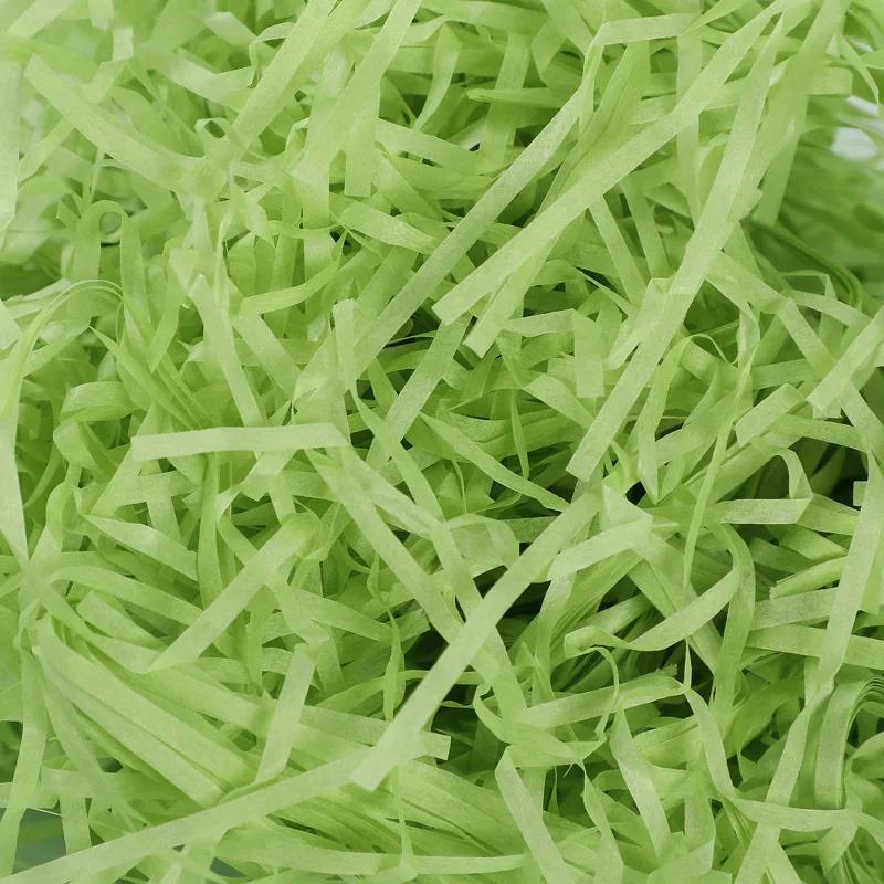 100/200g Colorful Raffia Shredded Paper Candy Boxes DIY Gift Box Filling Material Tissue Party Gift Packaging Filler Decor