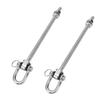 2 Pcs Heavy Duty Bearing Swing Hangers 304 Stainless Steel Swing Hooks 1800mm D Type for Yoga Hammock Chair