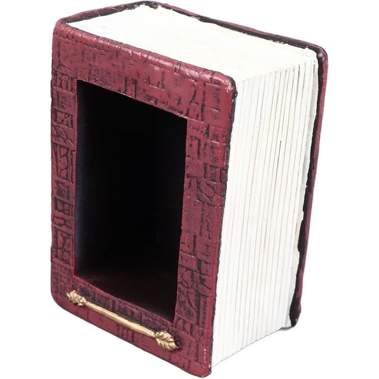 Book Shaped Flower Pot Plant Pot Vintage Decorative Flower Pot for Balcony Office Windowsill