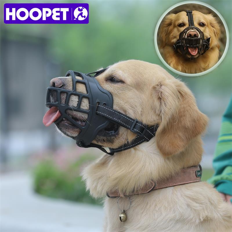 

HOOPET прочные маски для выгула домашних животных золотистый ретривер Аляска намордник против укусов собачья пасть корзина дышащие силикагелевые защитные маски XS