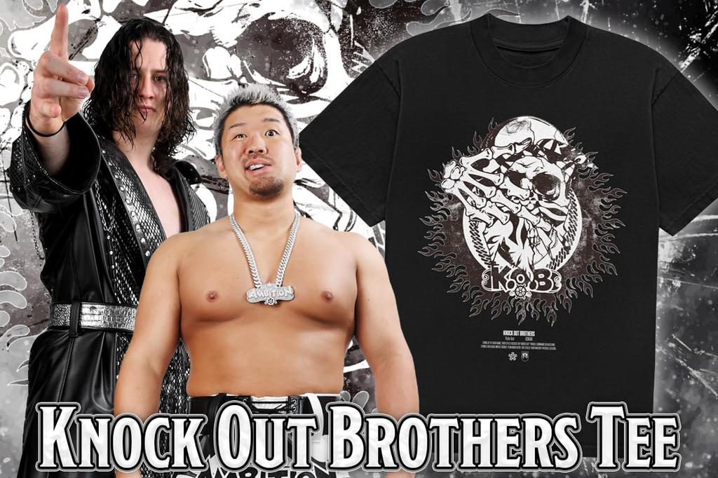 New Japan Knock Out Brothers SYMBOL MARK M 7118104848 Pro-Wrestling K.O.B T-shirt