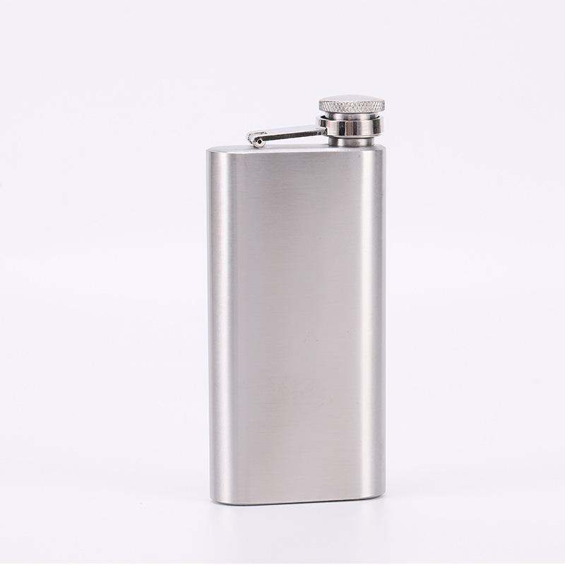 

304 Food-Grade Stainless Steel Portable Camping Hip Flask for Indoor & Outdoor Use 101-200ml природний