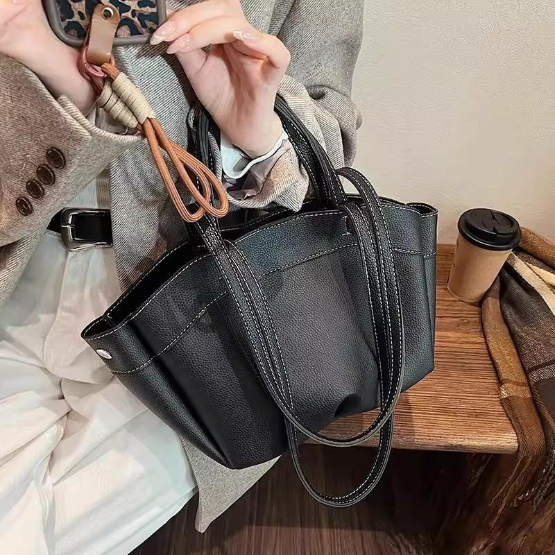 Damentasche Winter neue Mode Tragetasche große Kapazität Arbeit Kind und Mutter Tasche Schulterhandtasche