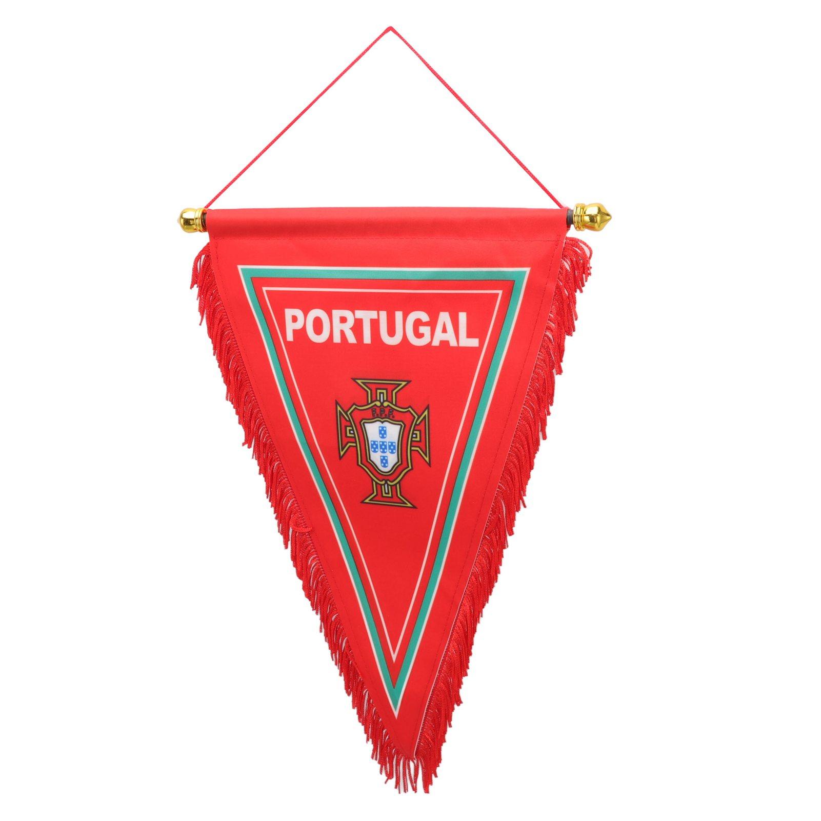 

Вымпел футбольного матча 2022 года, водонепроницаемые флаги национальной сборной для футбольных соревнований, подвесные флаги для украшения комнаты, бара Portugal