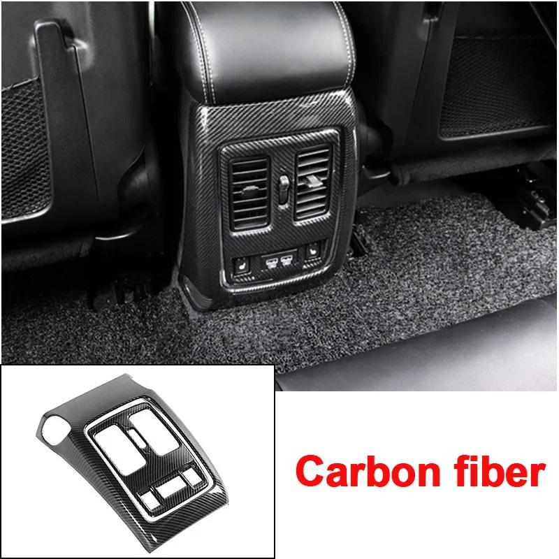 For Jeep Grand Cherokee 2014 2015 2016 2017 2018   Car Back Rear Air Conditioner Outlet Vent Frame Cover Trim Accessor