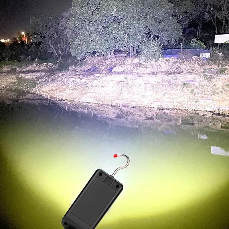 Led Work Light COB Floodlight 8000LM Rechargeable Lamp Use 2*18650 Battery Led Portable Magnetic Light Hook Clip Waterproof