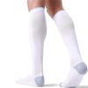 Knee High Circulation Support Socks Elastic Sports Stockings Compression Socks  For Travel