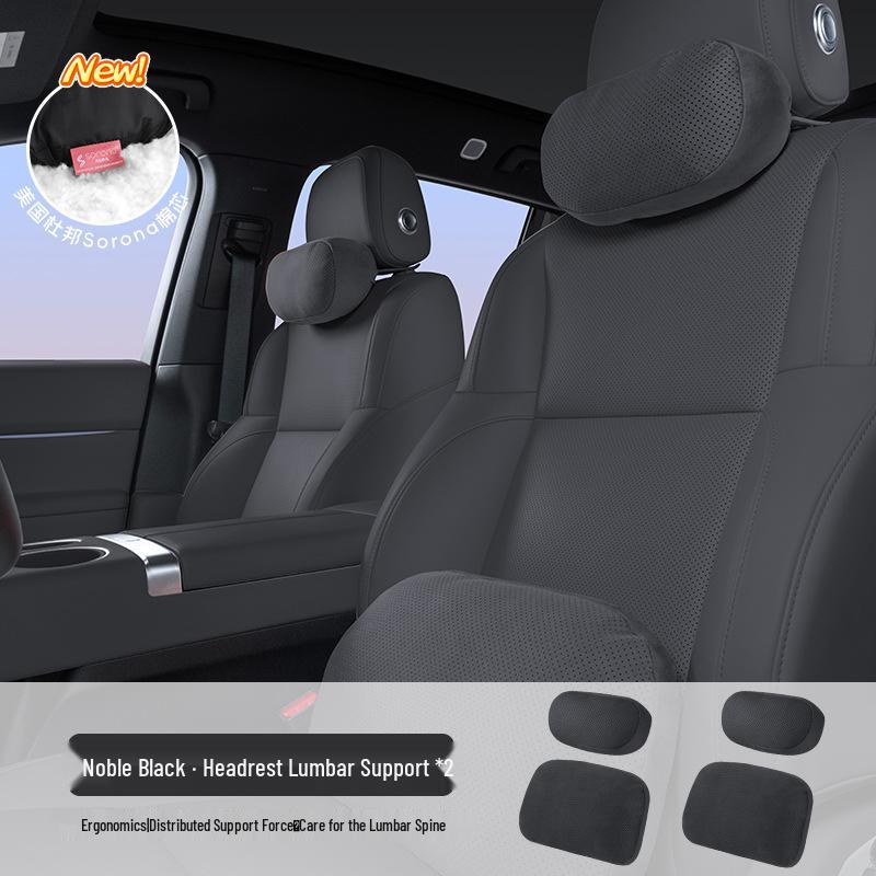 Ideal Car Headrest: i6i8/L6L7L8L9 MEGA Neck and Lumbar Support Cushion