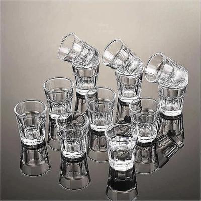 6pcs Sets Exquisite Small Wine Glass Transparent Whiskey Glass 20ml/26ml/35ml Baijiu Cup Party Foreign Wine Glass Vodka Glass