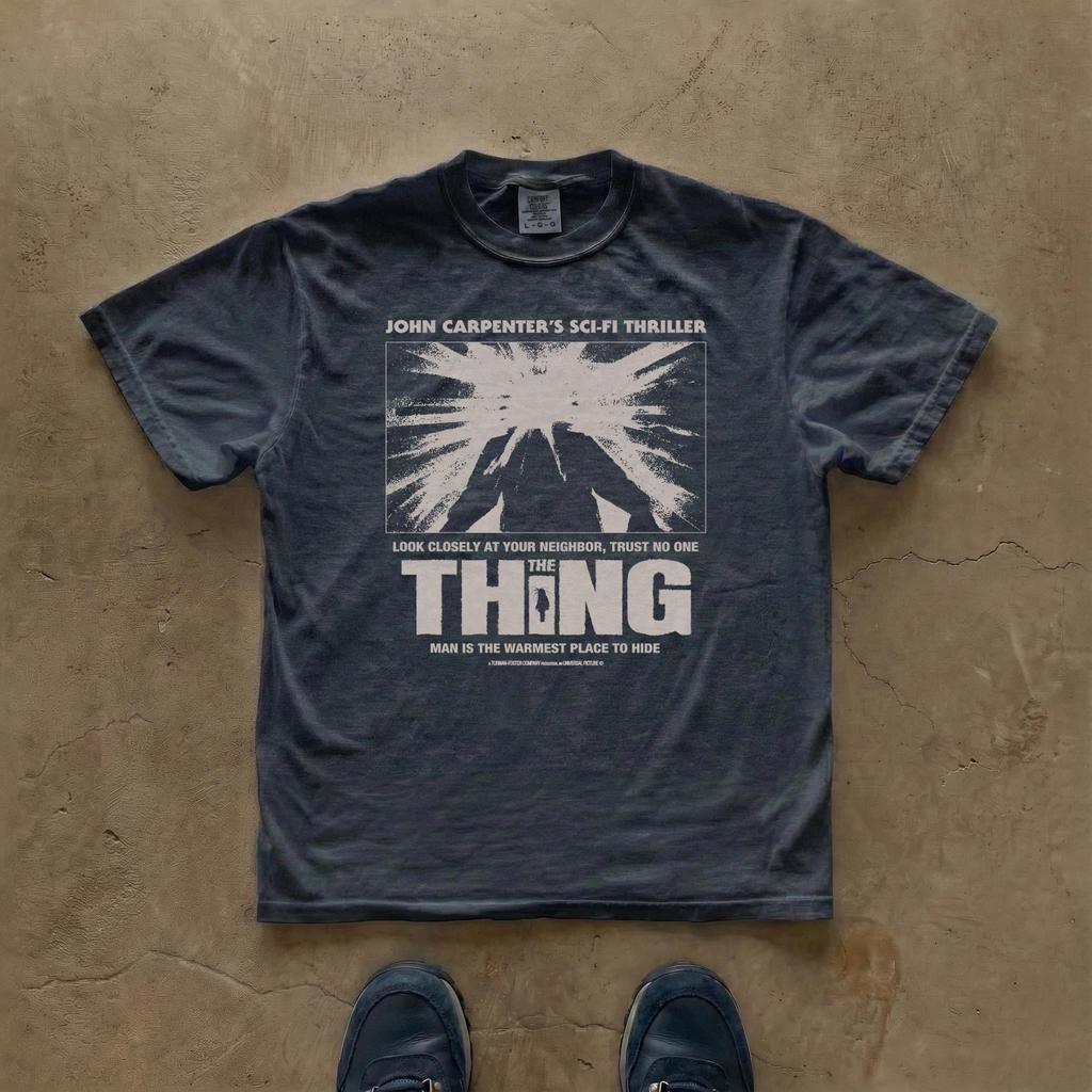 The Thing Movie Poster T-shirt | John Carpenter Horror Film Tee