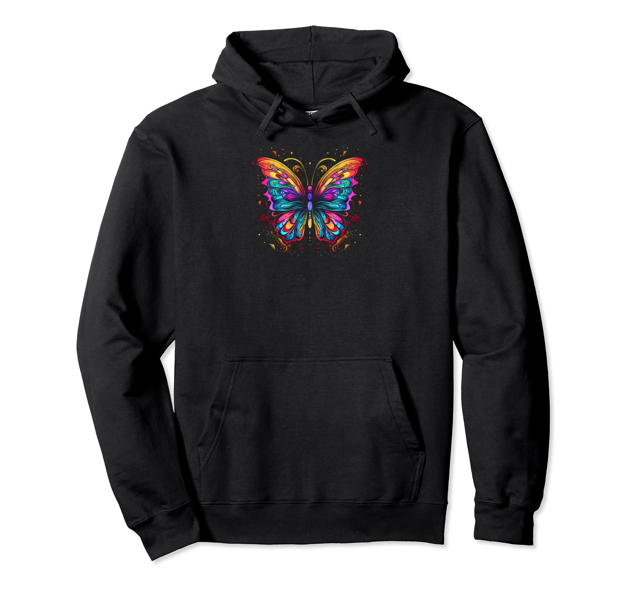 

Butterfly Art Hoodie чёрный