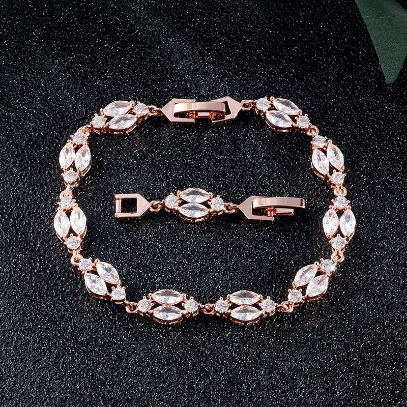 

RAKOL Элегантный браслет с цирконом «Маркиза» - Идеальный подарок на день рождения для лучших подруг