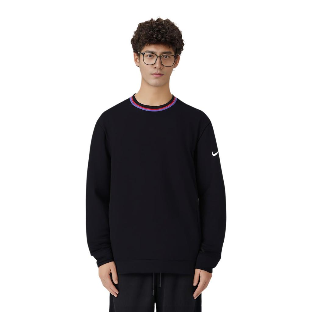 Nike Sweatshirts Men's Black Crew Neck Moderate Regular CZ2444-010