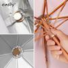 3-Fold Wooden Handle UV Protection Sun Rain Umbrella