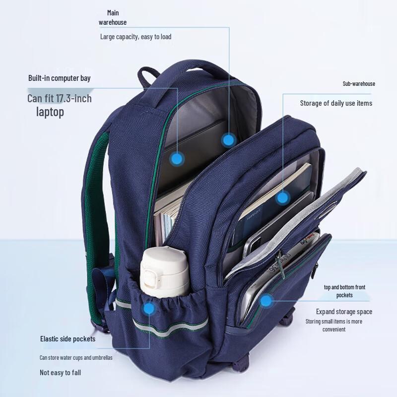 Kala Sheep 28L Student Laptop Backpack CX5521