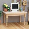 Unfinished Wooden Doll House Table 1:12 Scale Miniature Dining Table Furniture Ornament For Art Painting 11.8x7.6x7cm