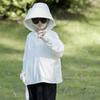 Children's sunscreen clothing 1011 new summer ice silk light boys and girls baby brim removable sunscreen clothing jacket