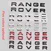 3D ABS Car Front Hood Emblem Badge Decal Letters Sticker Range Rover Logo For Land rover range rover series Discovery Evoque XS1
