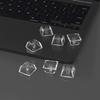 20Pcs Transparent Blank Keycap Set 1U 1X XDA Profile Crystal Translucent Keycaps for Mechanical Keyboard
