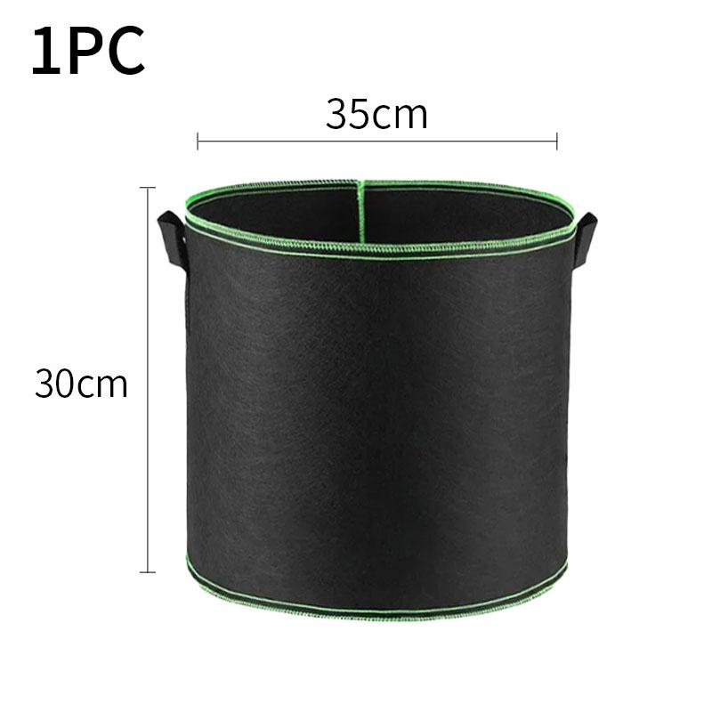 Black Non-Woven Fabric Planting And Cultivation Bag Thickened Felt Planting Pot Plant Planting Pot Home And Garden Gardening