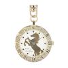 Portebonheur Horse Charm Pocket Watch GD [Follow] N02424S-0 Women's
