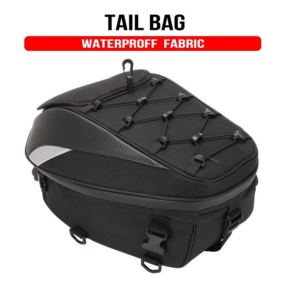 Reflektierende Motorrad-Rücksitztasche Wasserdichter Fahrer-Rucksack Motorradzubehör