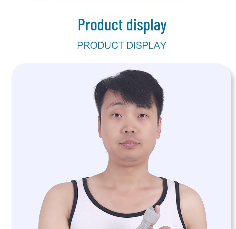 Thumb and Finger Fixation Strap for Hand Fracture and Sprain Rehabilitation.