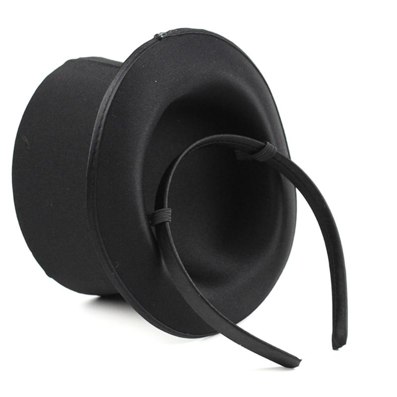 Eleganter Zaubererhut, Zylinderhut, Stirnband für Unisex, modisches Accessoire, stilvoller Panamahut für Damen
