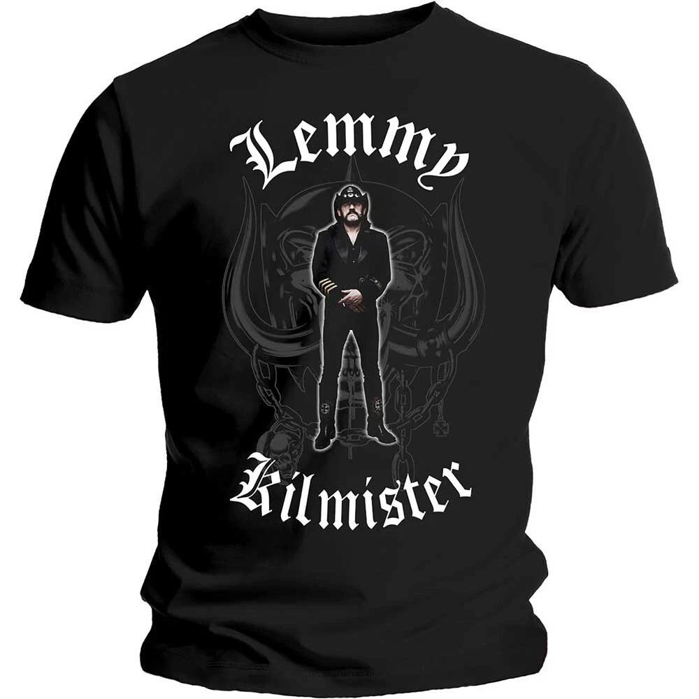 Черная футболка Памятник Лемми - НОВАЯ motorhead M