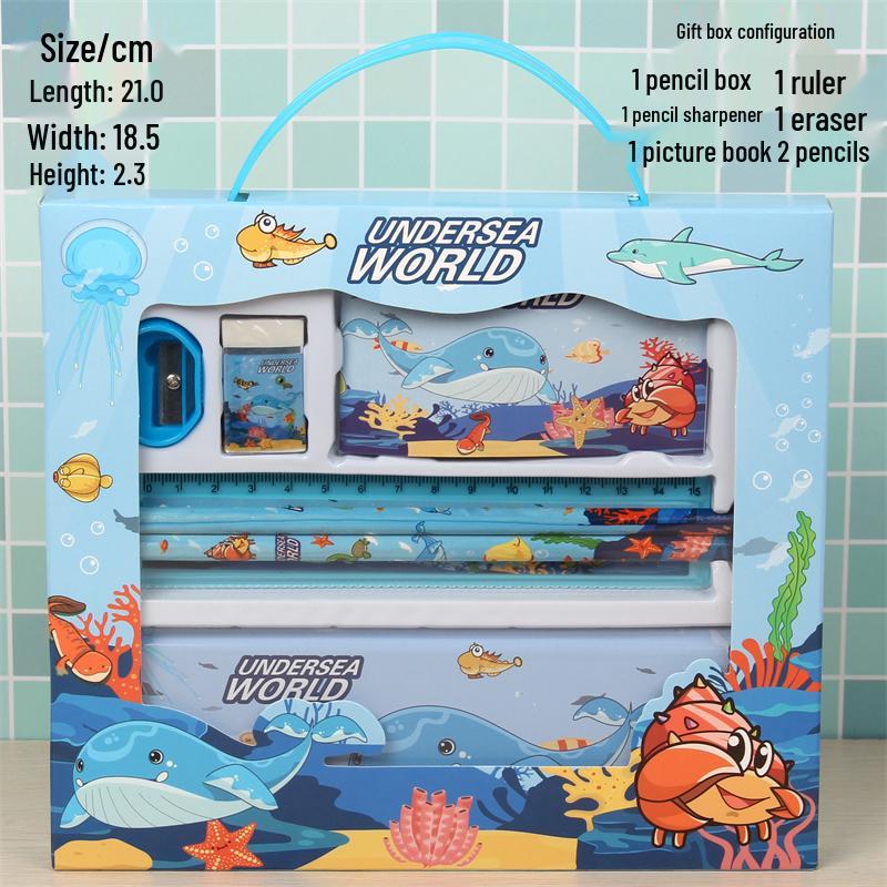 Geschenkset Schreibwaren für Kinder: Geburtstags- und Weihnachtsgeschenk für Jungen und Mädchen